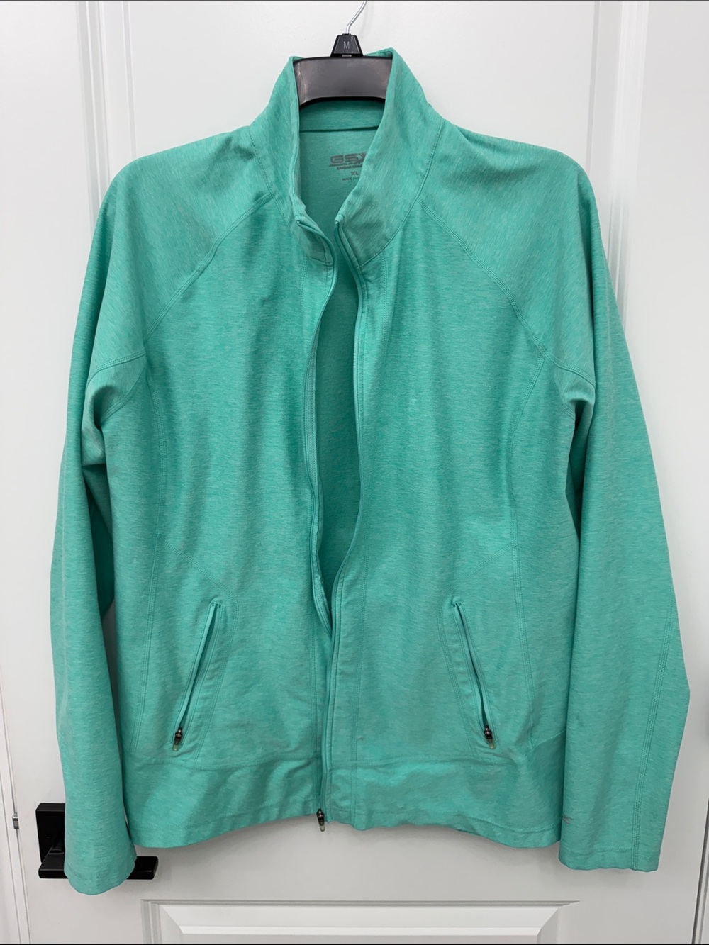 GSX Lightweight Full-Zip Utility Jacket - Mint Green, Size XL. Like new